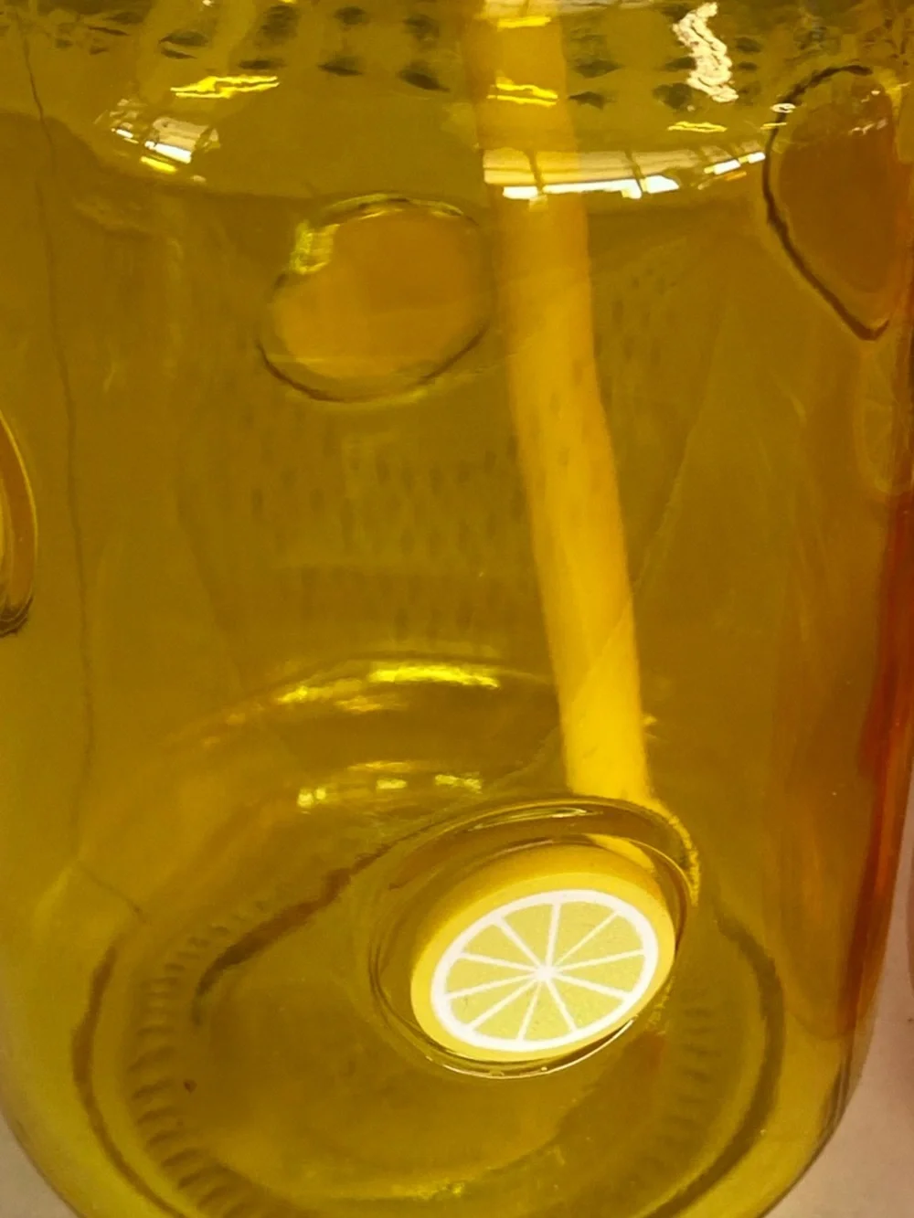 Yellow Citrus Jar - Picture 1 of 2